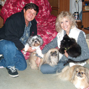 DeeDee, Reggie, Mom Marilee, Dad Ken, Skylar & Fabain