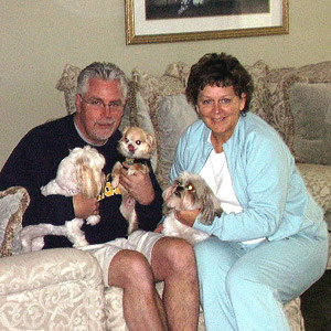 Doodles & Mom Karen & Dad Chip