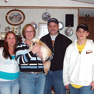 Dugan & Mom Pam, Dad Dan, Nicole & Erin
