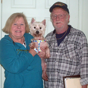 Nessie, Mom Kathryn and Dad Kim