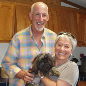 Sophi,Dad Jim and Mom Nita