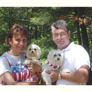 Trinket, Muffin, Mom Nancy & Dad Tom