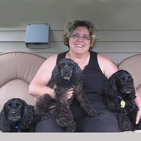 Shasta and Mom Kym with brothers Pepsi and MeCola