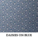 Daisies on Blue