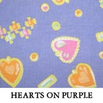 Hearts on Purple