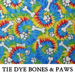 Tie Dye Bones & Paws
