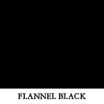 Solid Black Flannel
