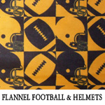 Flannel Football & Helmets