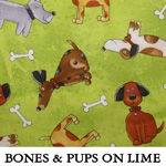 Bones & Pups on Lime