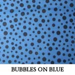 Bubbles on Blue