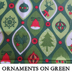 Ornaments on Green