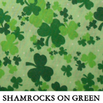 Shamrocks on Green