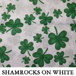 Shamrocks on White