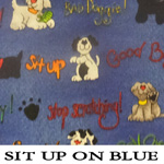 Sit Up On Blue