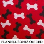 Flannel Bones on Red