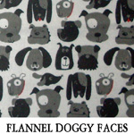 Flannel Doggy Faces
