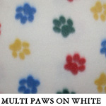 Multi Paws on White