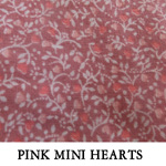 Pink Mini Hearts..ONE Extra Large
