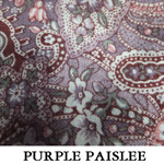 Purple Paislee..ONE Extra Small