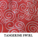 Tangerine Swirl..ONE Extra Large