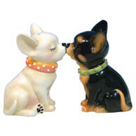 Magnetic Chihuahua Salt & Pepper Shakers